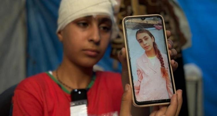 When the Israeli bombing took off her “scalp”...Hala entered into endless isolation